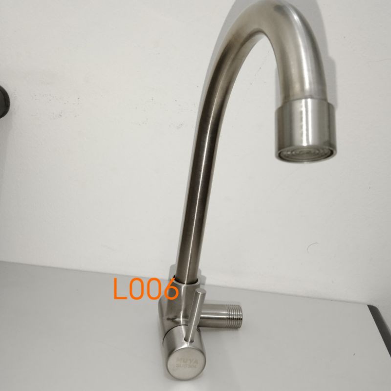 Kran Dapur BCP  Stainless doff Leher Angsa