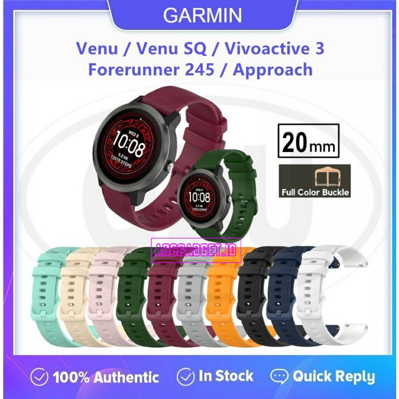 Watch Band Full Color Strap Garmin Venu / Venu Sq / Vivoactive 3 / Forerunner 245 - FCR20 Strap