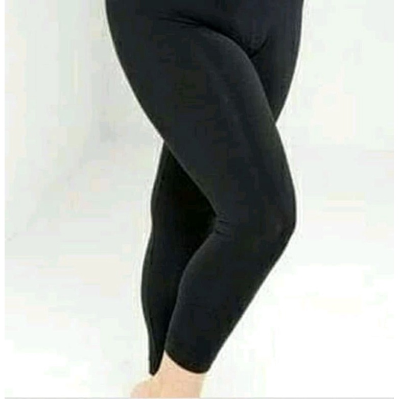 legging big size jumbo bahan lembut spandek lincin