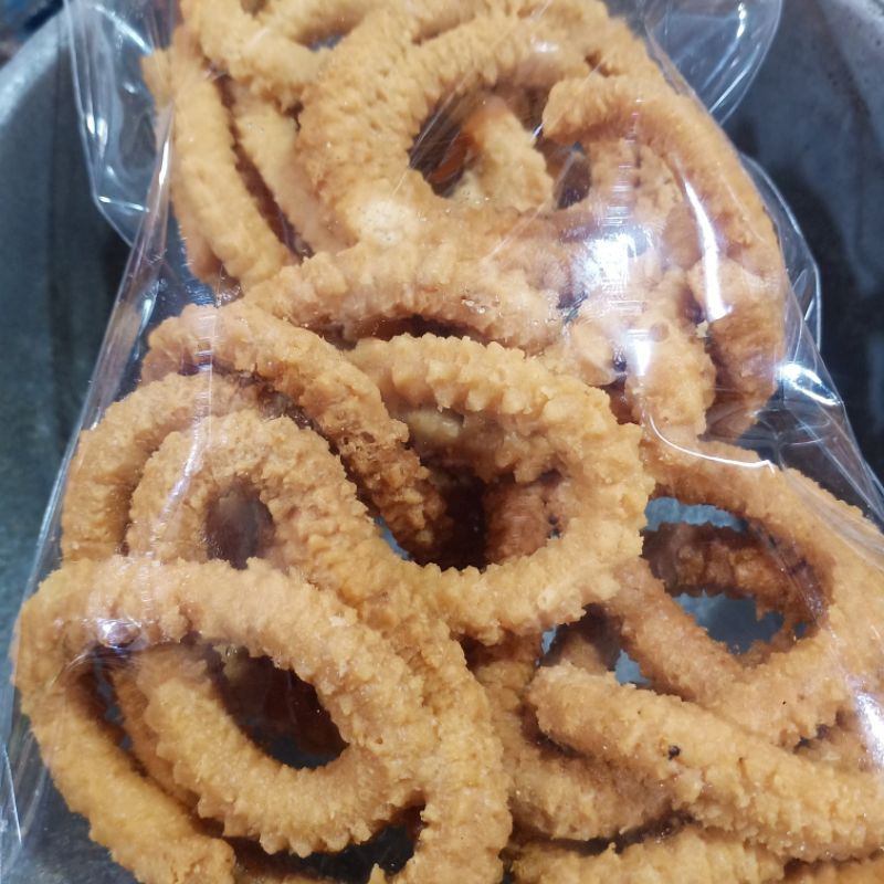 

Cemilan Kue Kering Akar Kelapa Manis Gurih 500gr 250gr
