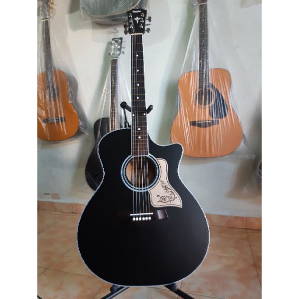 gitar akustik taylor black murah