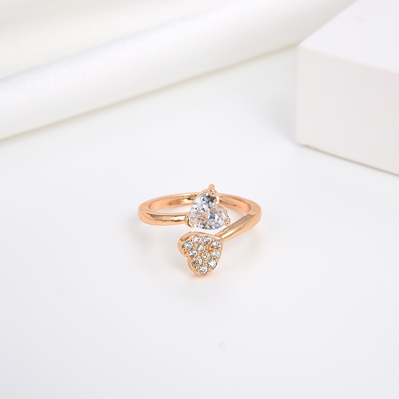 cincin titanium wanita tunangan anti karat emas asli tidak luntur korea silver murah polos couple muda korea anti karat 04J