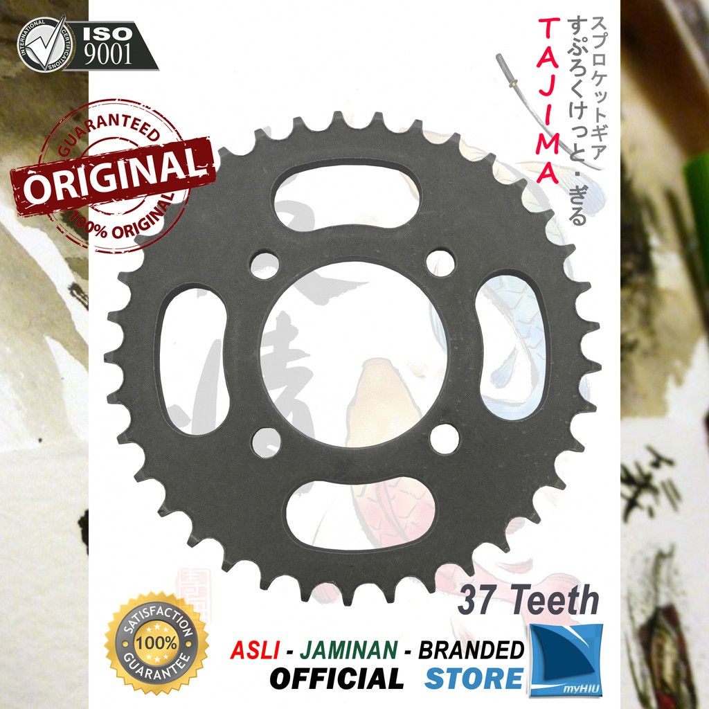 Gigi Tarik 36T ~ 40T SUZUKI Thunder Lama / New / 125cc Gir Belakang - Rear Sprocket Gear TAJIMA