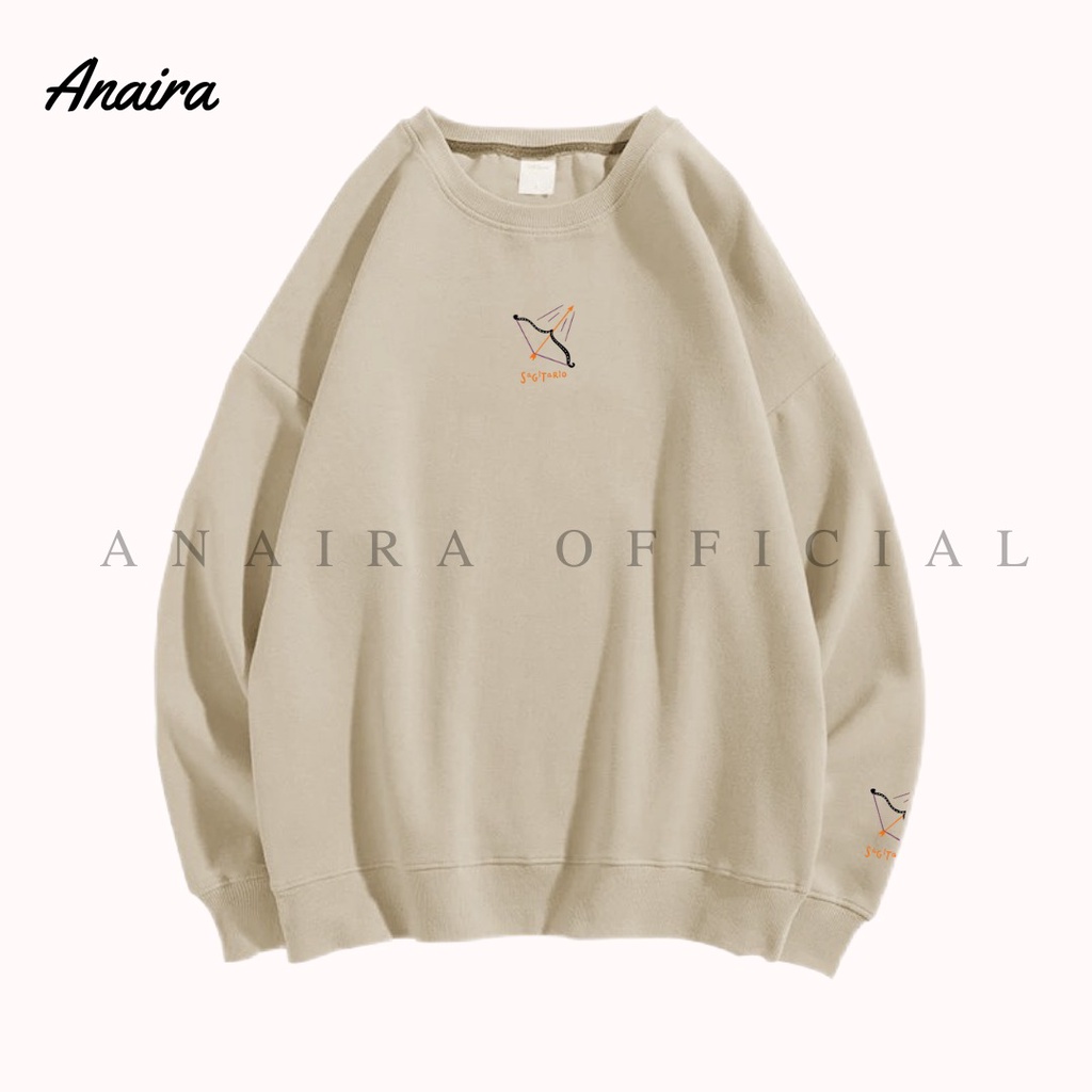 SAGITARIO SWEATER CREWNECK WANITA ANAIRAOFFICIAL