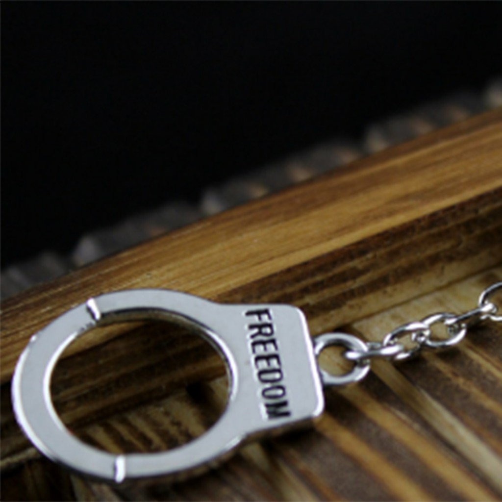 Charm Gelang Diy Bentuk Borgol Freedom 22mm Bahan Zinc Alloy