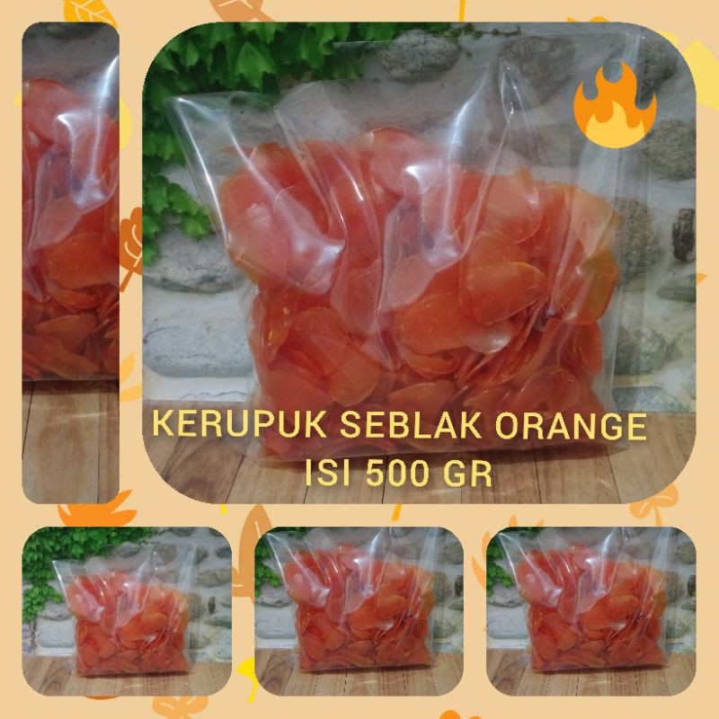 

KERUPUK SEBLAK ORANGE isi 500 gr ..TOPING BASO ACI SEBLAK