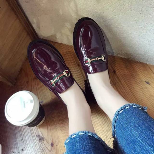 Loafer docmart wanita termurah/sepatu docmart wanita/sepatu wanita /sepatu kerja/sepatu kuliah/fashi