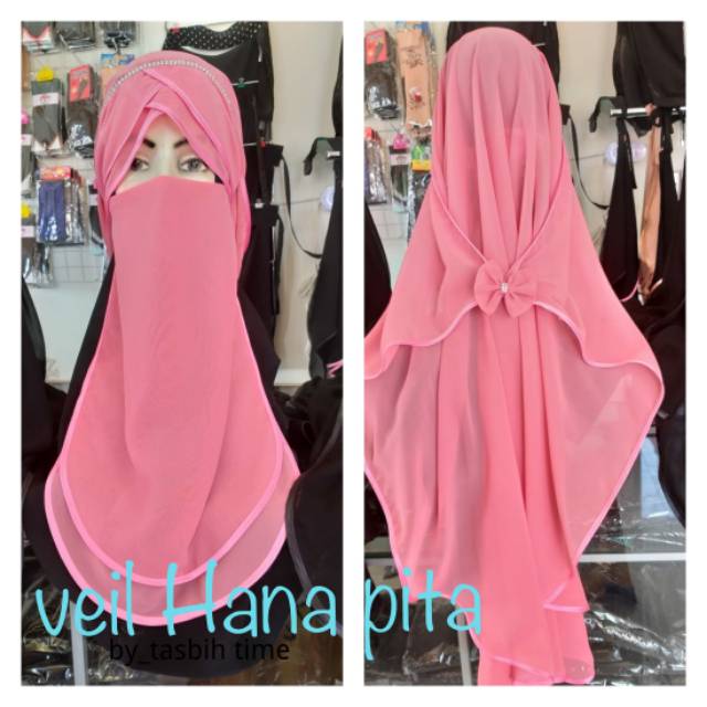 NEW NIQOB VEIL HANA PITA DIAMOND