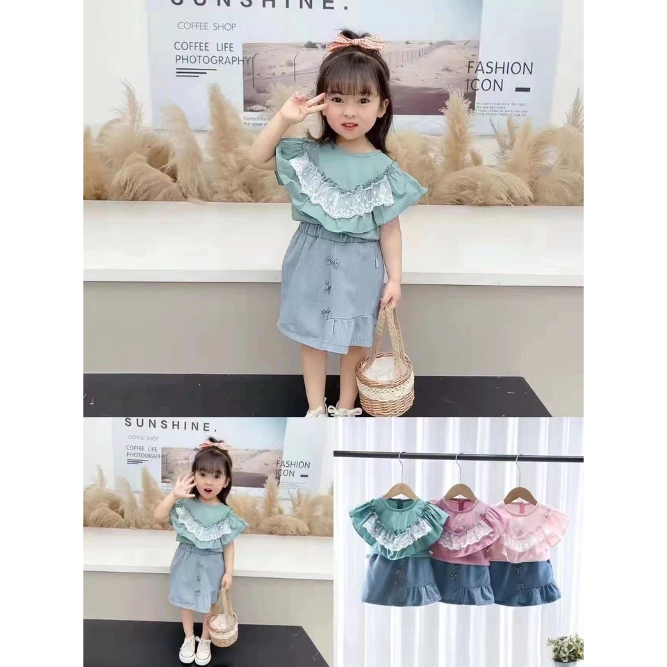 ASLI IMPORT PREMIUM SET ARA Meghan Dress TERMURAH LUCU ANAK Bayi PEREMPUAN CEWEK