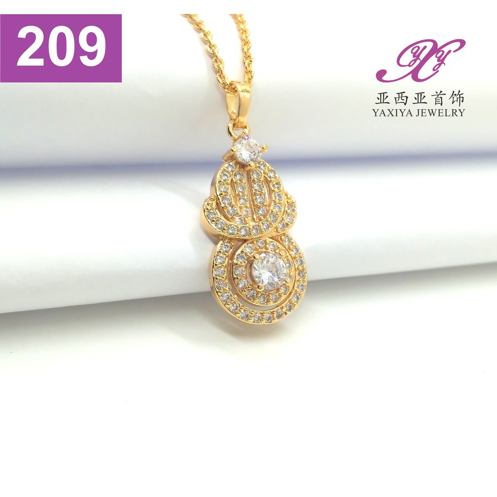 

Liontin Permata Perhiasan imitasi Gold 18k Yaxiya Jewelry 209
