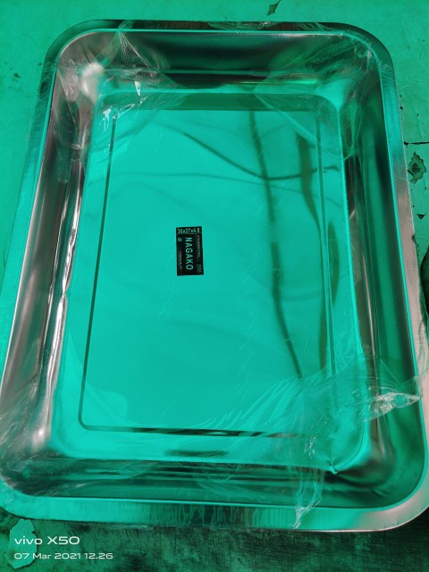 555 Baking Tray Loyang Segi Nampan Baki Stainless Stenles Uk 36
