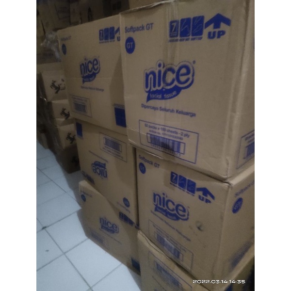 TISU NICE 250 SHEET *6 PACK.SAMEDAY/INSTANT