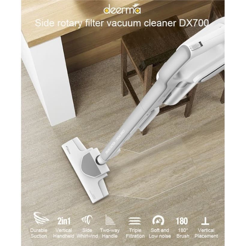 Deerma DX700 DX700S Vacuum Cleaner 2in1 Handheld Penyedot Debu Rumah