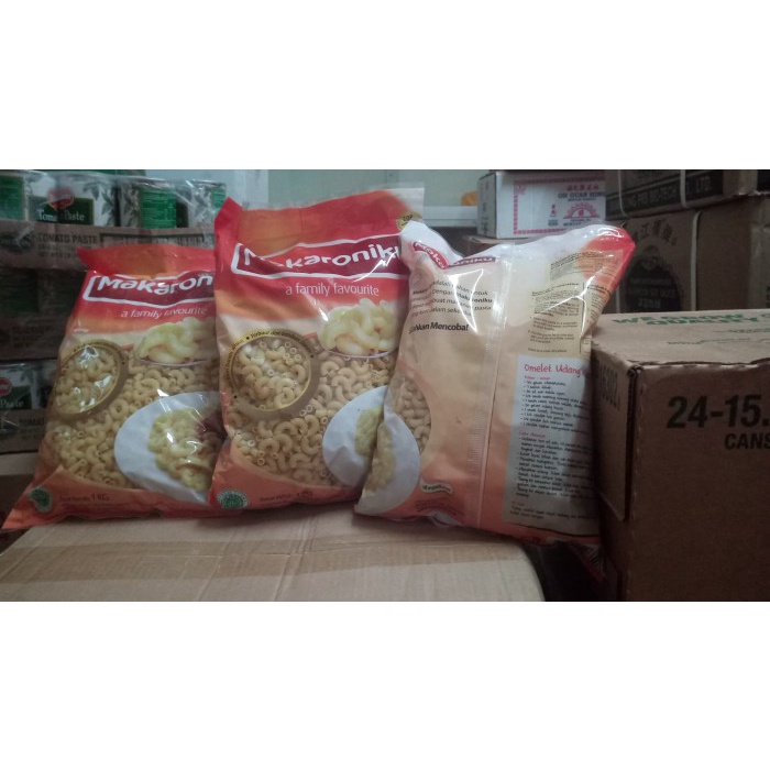

Pasta-Aneka- Makaroniku Elbow 1Kg ( 1000Gr ) -Aneka-Pasta.
