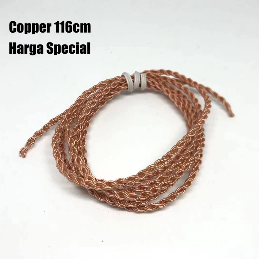 72 Core Soft Crystal Copper Cable Replacement 1.25m Hifi Quality