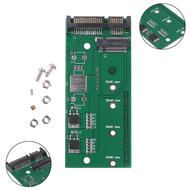 SATA (Ele) Adapter Konverter Ngff (M2) Ssd Ke 2.5 &quot;Sata3 Key B M.2