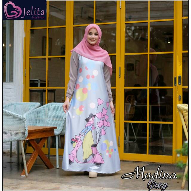 GAMIS MADINA ORI BY GAMIS JELGANT ( JELITA MUSLIMAH )