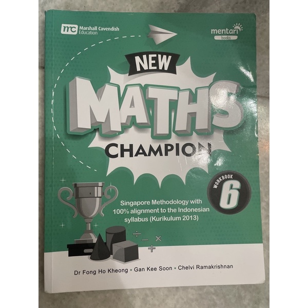 new maths champion 6 workbook preloved