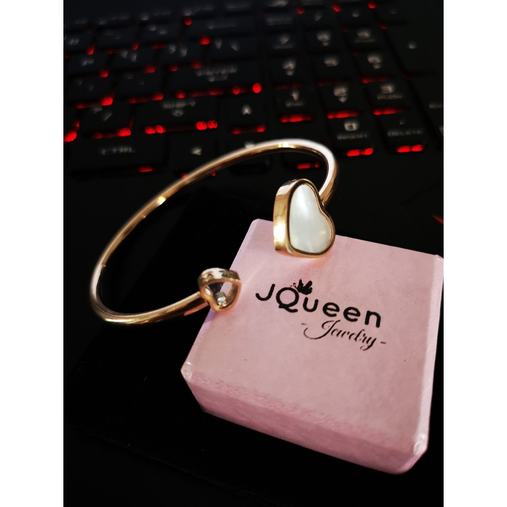 Gelang Bracelet Wanita Aksesoris Korea Cocok Hadiah GK052 rose gold cocok hadiah motif hati