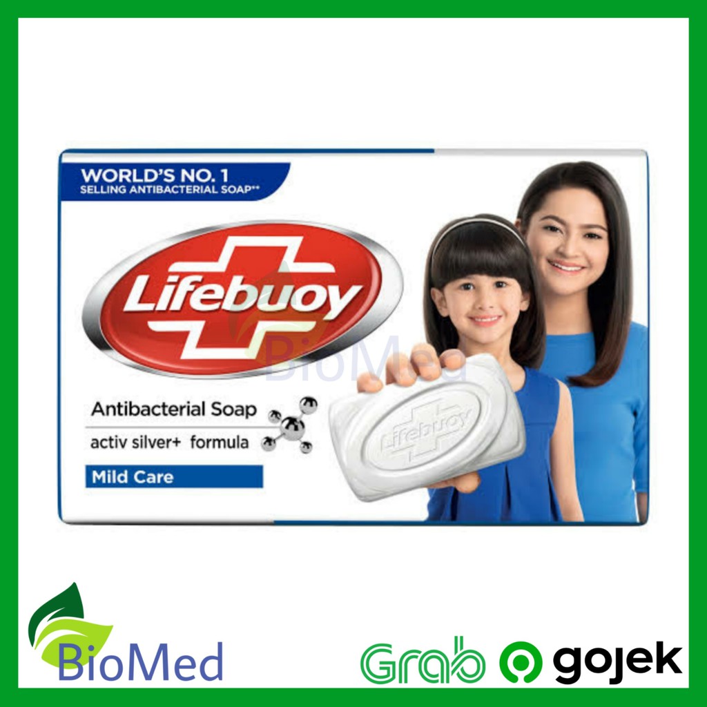 LIFEBUOY BIRU Mild Care - Sabun Lifeboy Batang Antiseptik Anti Bakteri 75 gram