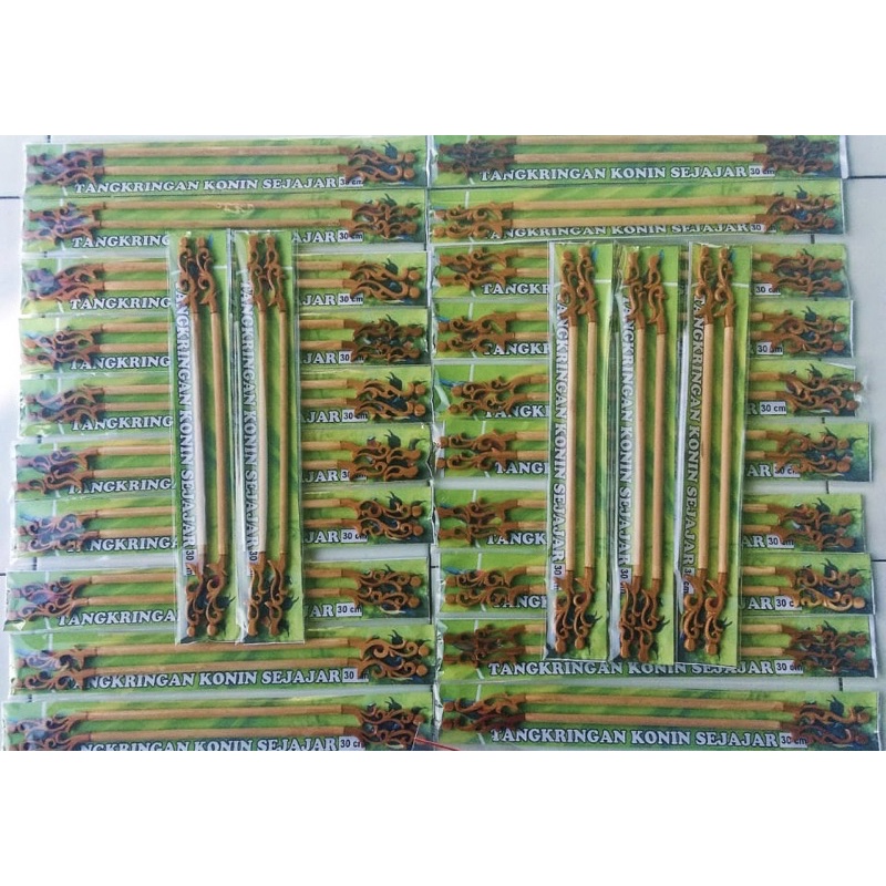 Tangkringan Konin Fulljati set isi 2 uk sangkar LB