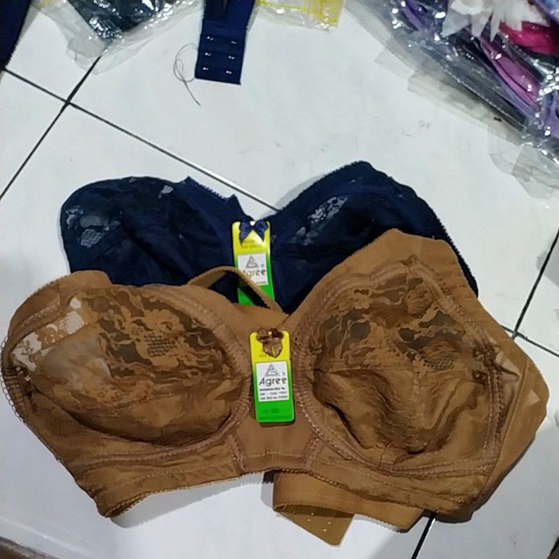 BH BRUKAT SISTER MERK AGREE 099 BRA AGREE MIRIP SISTER TRANSPARAN TANPA KAWAT DAN BUSA