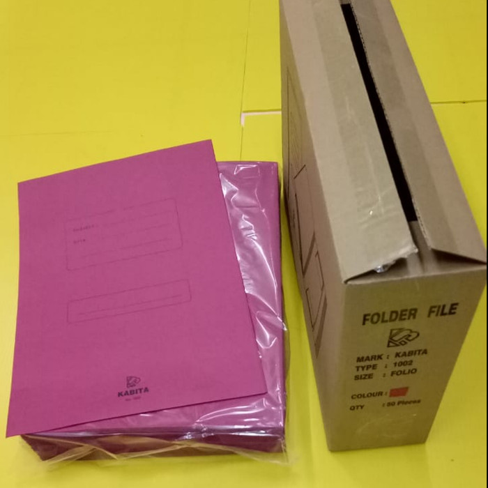 

MAP KABITA 1002 (50pcs) - MERAH | UKURAN FOLIO (F4)