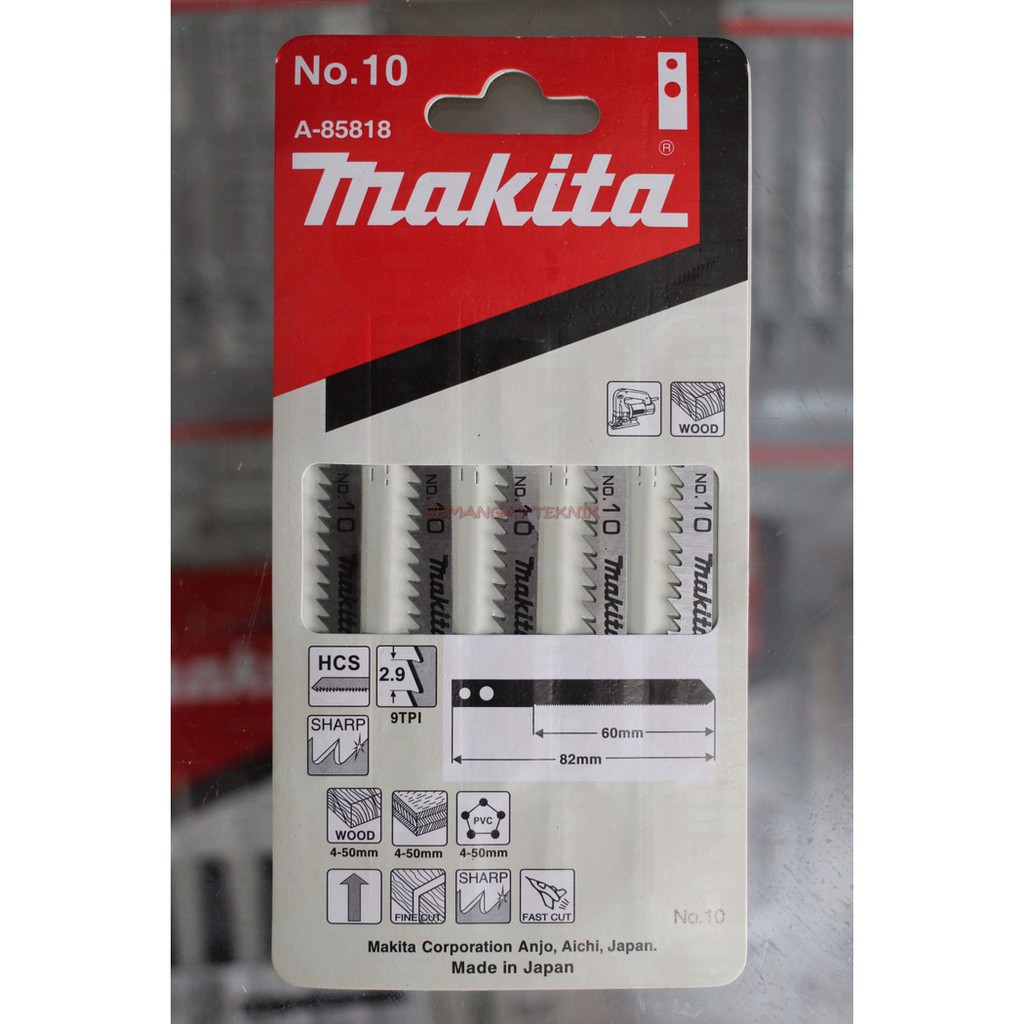 Jual Mata Jigsaw Makita ASLI !!! No 10 Untuk Kayu Shopee Indonesia