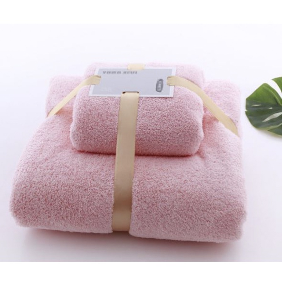 READY HANDUK SET 2IN1 HANDUK MANDI DAN COTTON TOWEL IMPORT MURAH