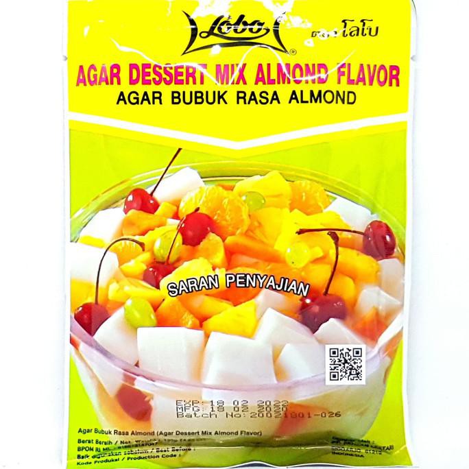 

Buruan Serbu] Lobo Agar Dessert Mix Almond Flavor 130Gr | Ager Bubuk Rasa Jeli Jelly