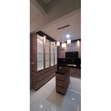 kitchenset hpl / kitchenset minimalis / rak gantung minimalis / kitchenset custom