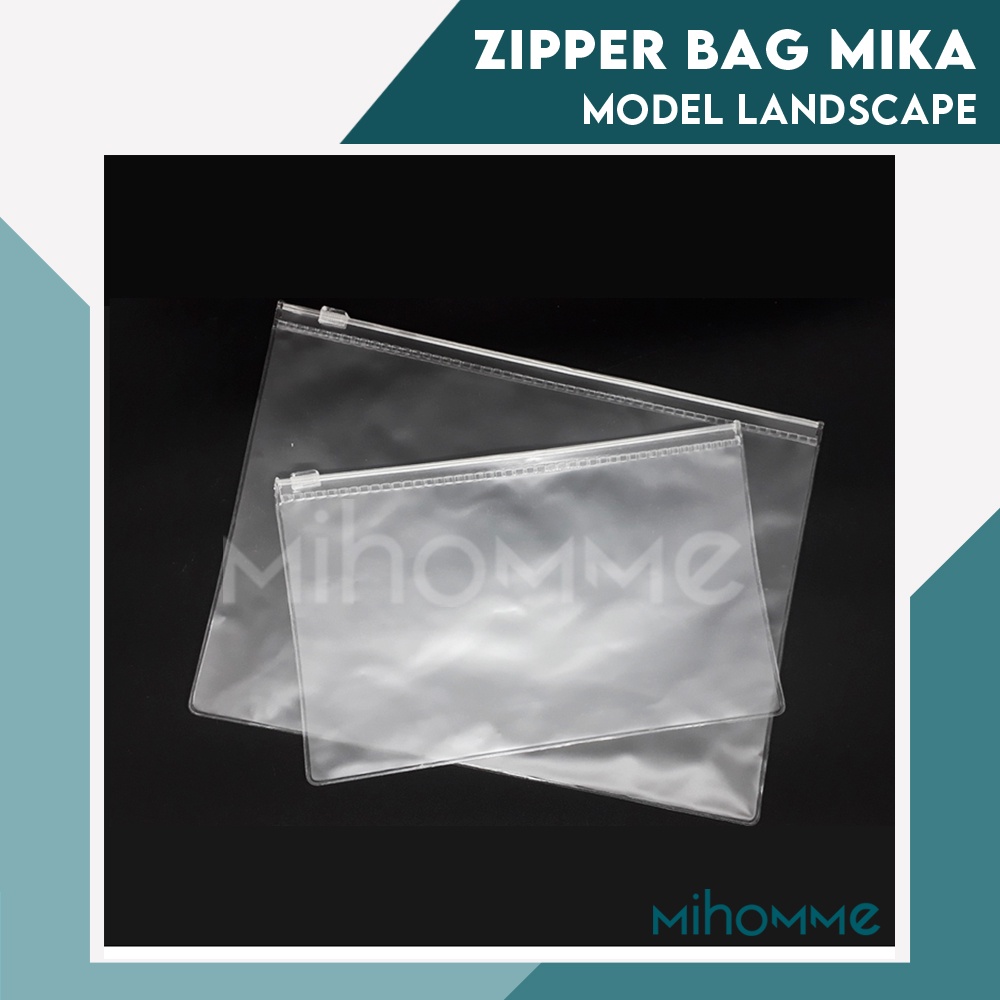 Zipper Storage Bag Travel Pouch Kantong Plastik Polos Doff Packaging
