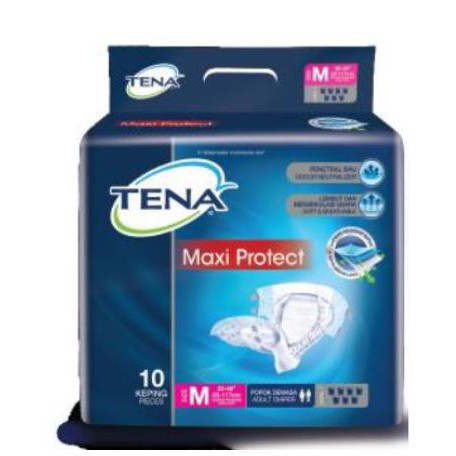 Tena Maxi Protect Adult Diaper / Tena Popok Dewasa -  Isi 8-10pcs / Popok Orang tua