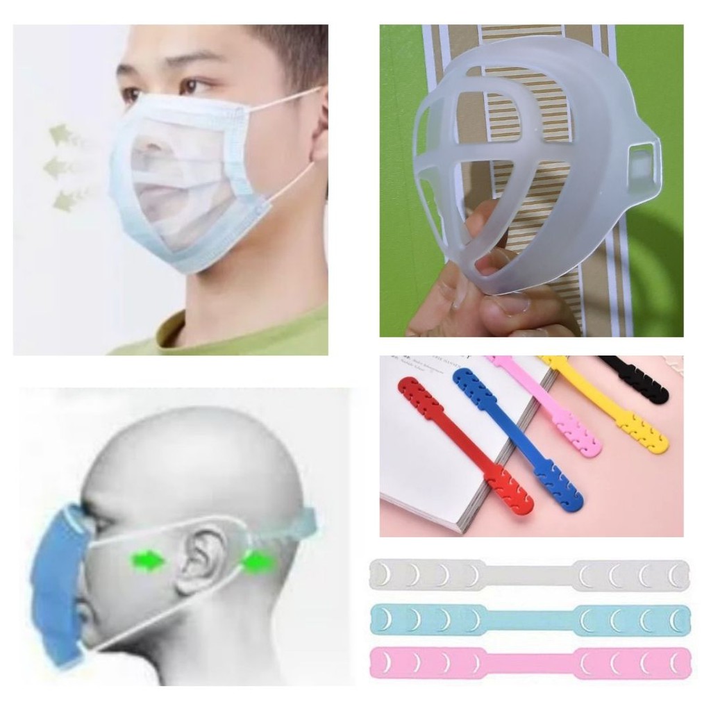 Penyangga Rangka Breket Dan Pengait Masker Earloop 1 Set 113168