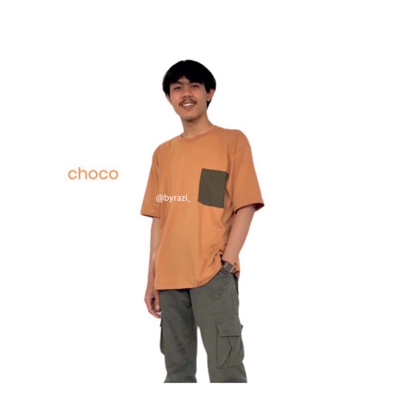 T-Shirt OverSize - Kaos OverSize - T-Shirt byrazi_-CHOCO
