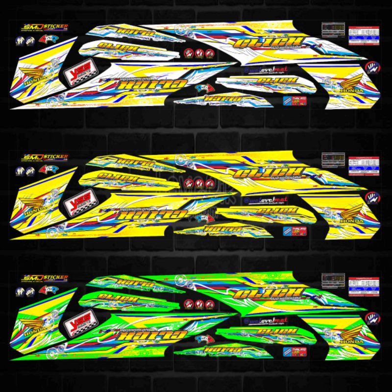 striping variasi Thailook Vario techno