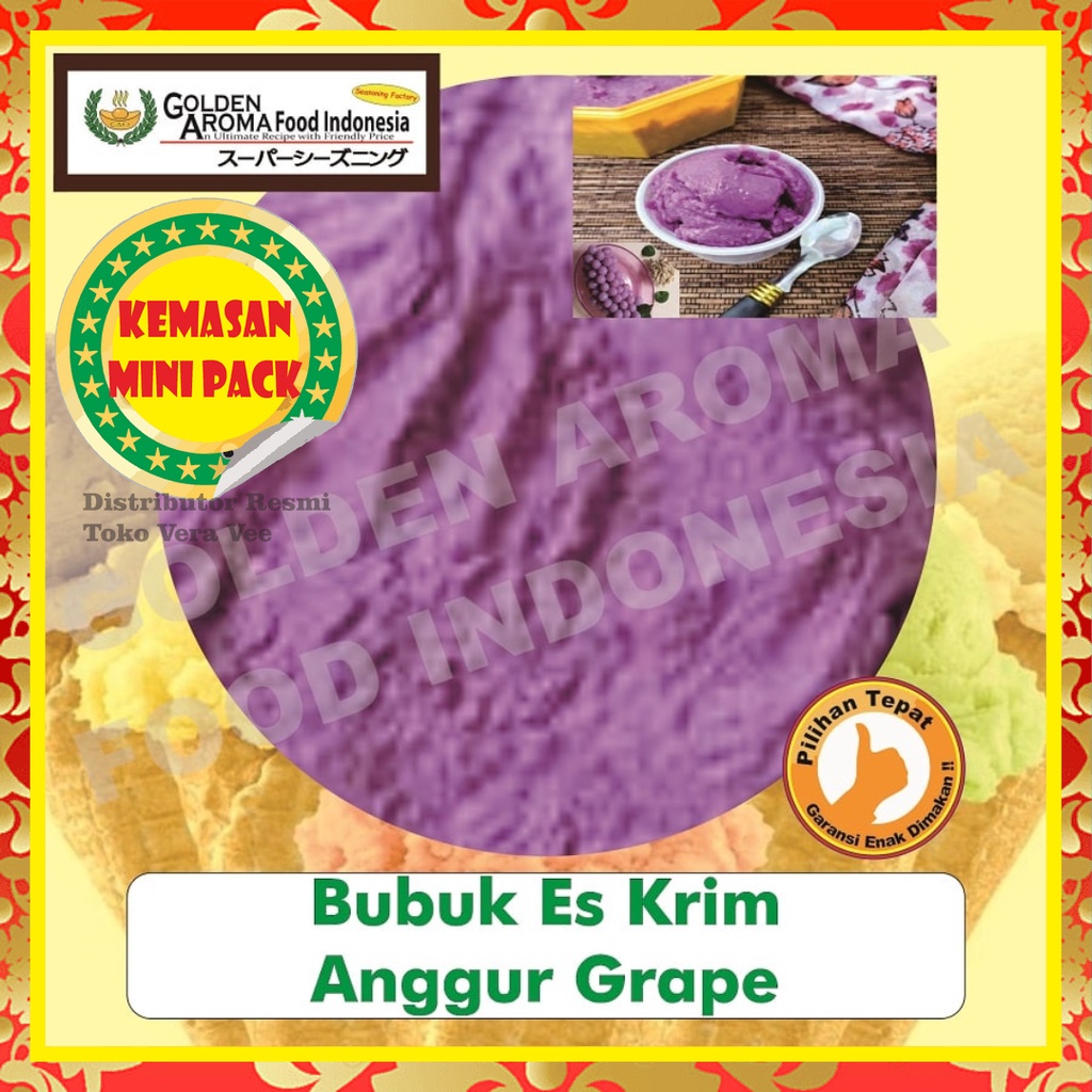 

Bubuk Es Krim Anggur Grape 50Gr Serbuk Ice Cream Anggur Grape 50Gr Eskrim Kiloan Bahan Instan Premix Soft Hard Gelato Murah Enak Terbaik GAFI Jual Instant Suntik Tempat Terdekat Harga Bukan Mr Cool Haan Pondan Frizco Camelo Aice Walls Diamond