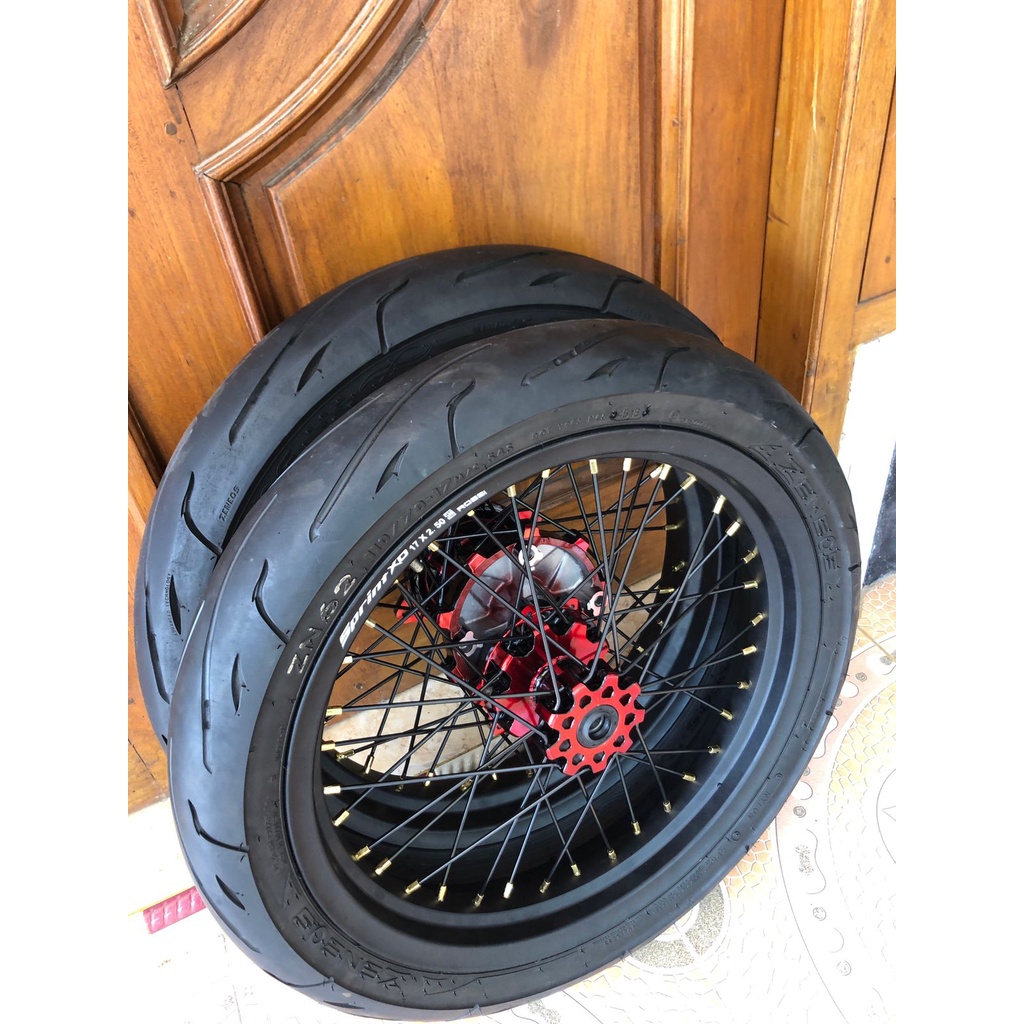 roda supermoto crf150 paket hemat velg supermoto crf murah