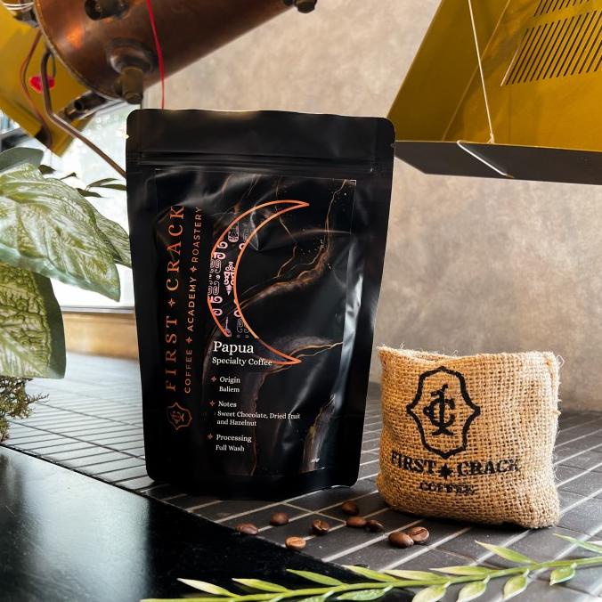 

[ COD ] Biji Kopi PAPUA (200gr) - FIRST CRACK Specialty Coffee Beans Roasted TERBATAS Kode 1369