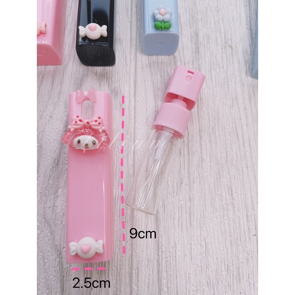 Botol spray karakter BS05 sanrio kitty melody cinamoroll sanitizer parfum allohol stick bottle