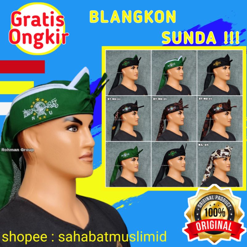 IKET NU Belangkon NU Blangkon Nu Nahdlatul ulama Udeng Nu Blankon Sunda NU NAHDLATUL ULAMA terbaru