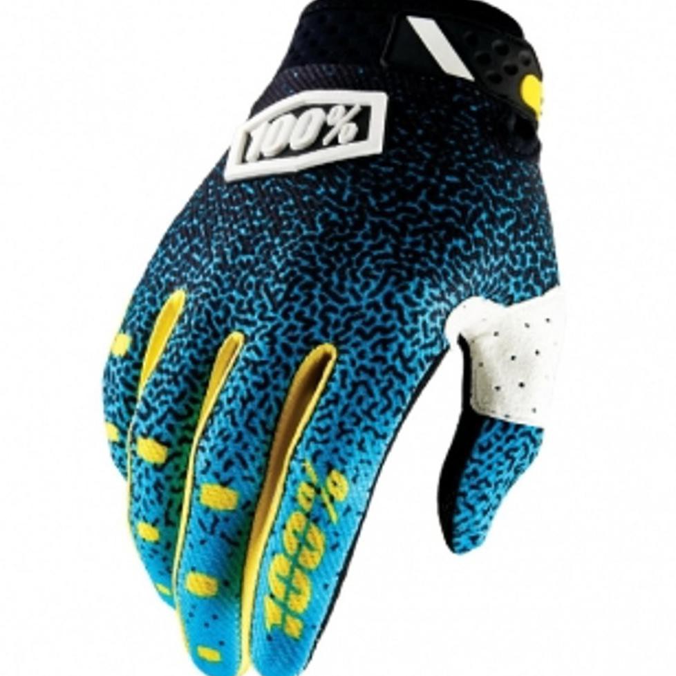 Sarung tangan cross sepeda downhill 100 persen & sarung tangan 100 percent enduro biru