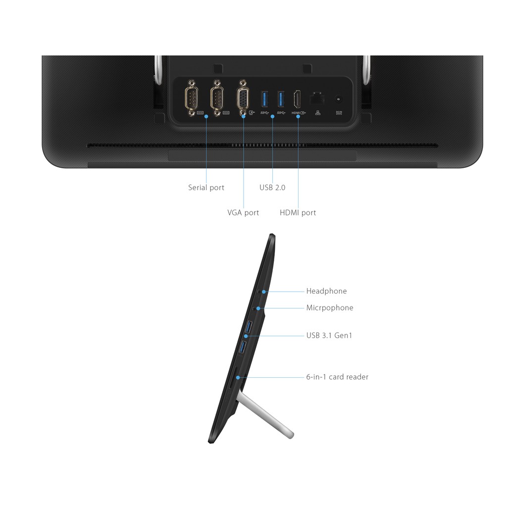 Desktop Asus AIO V161Gat-BA145T Intel N4000/4/500/15,6Touch/win10