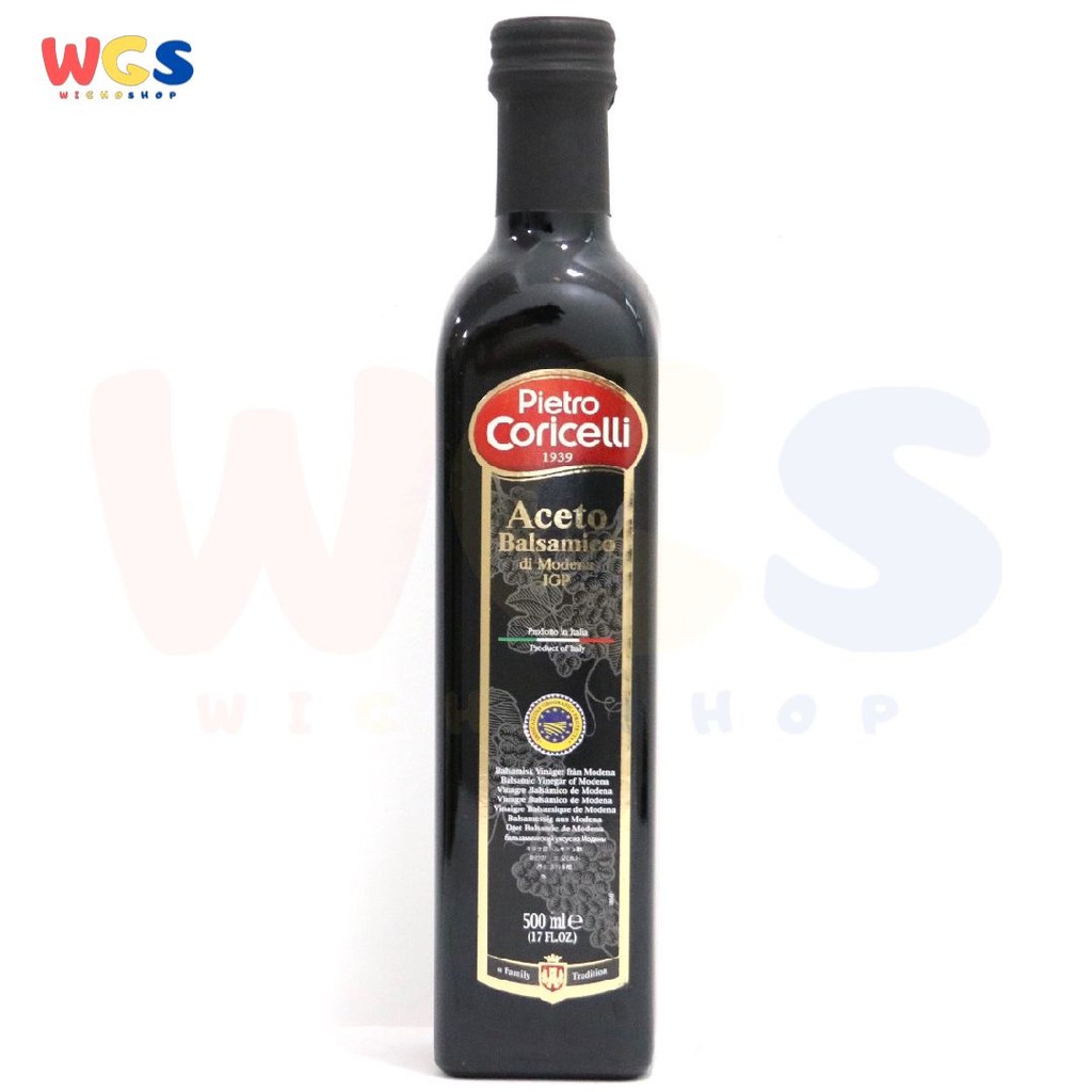 

Pietro Coricelli Aceto Balsamico di Modena IGP 500ml – Cuka Balsamik Asli Italia Berkualitas Premium