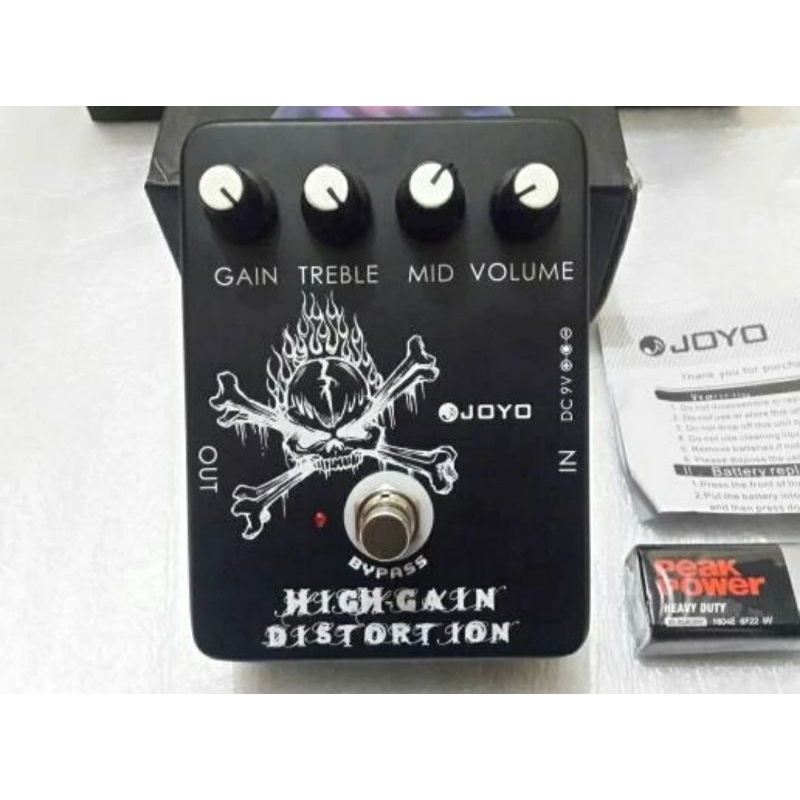 Efek gitar distorsi joyo jf-04 original new