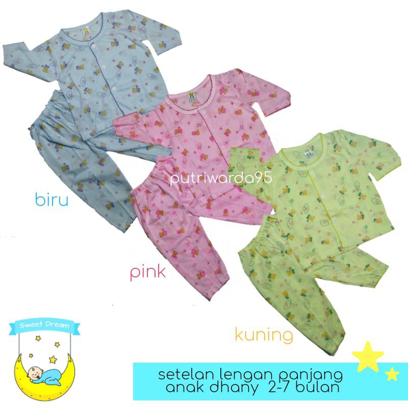 SETELAN BAJU ANAK LENGAN PANJANG DHANY