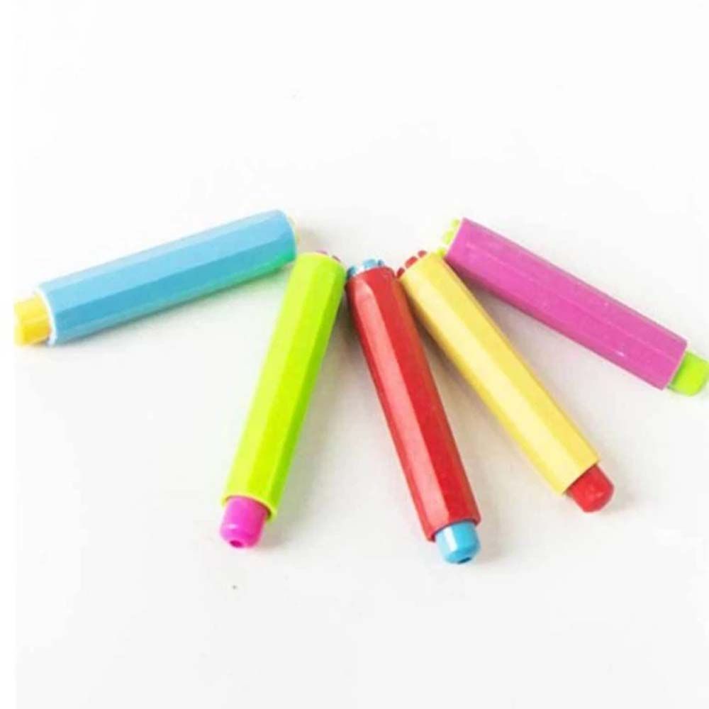 ELEGANT Stationery Chalk Holder Offuce Chalk Accessories Chalk Clip 5pcs Clean Teaching Hold Teaching On Chalkboard School Supplies Education Tool Healthy Non-toxic/Multicolor