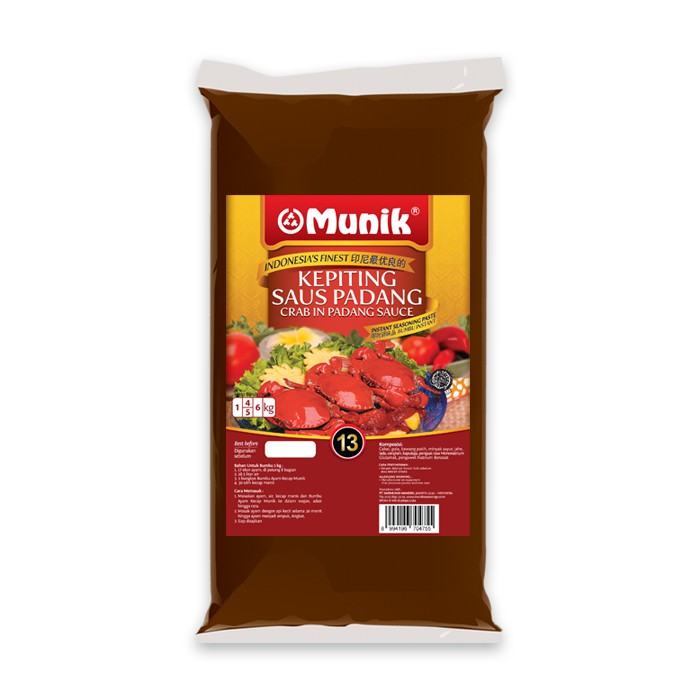 

Bumbu Munik Kepiting Saus Padang-1000gr
