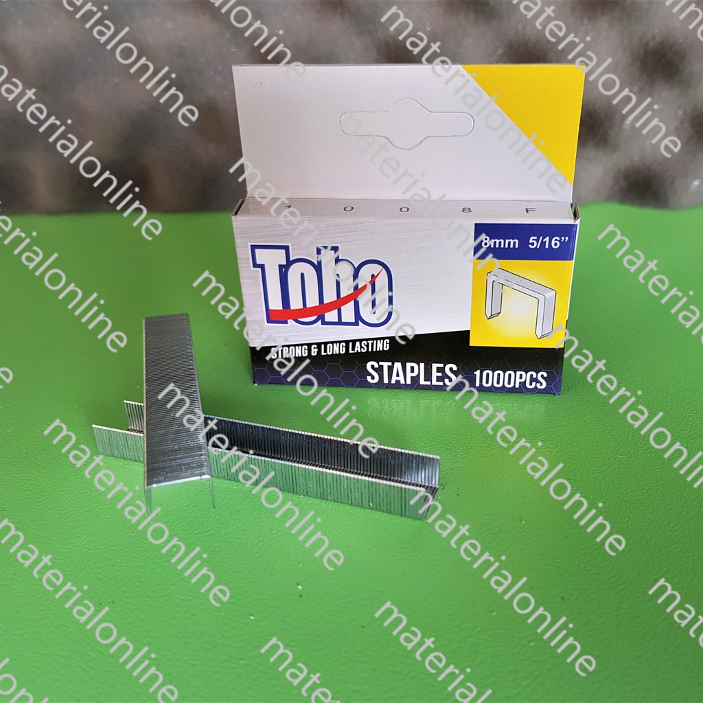 

REFILL ISI Ulang Staple Gun Staples Tembak 8mm 8 Mm Toho Prohex 5/16
