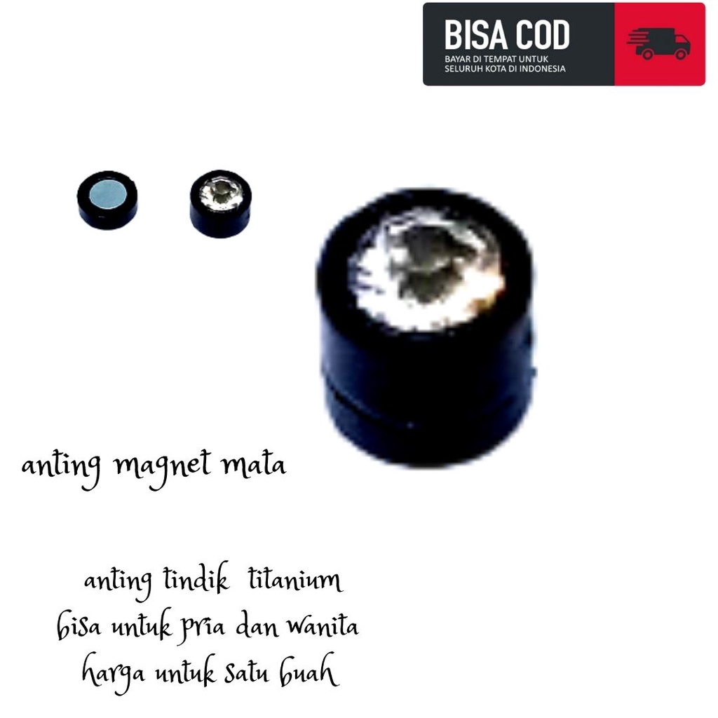 ANTING MAGNET PERMATA,ANTING MAGNET/ANTING JEPIT /ANTING PRIA /ANTING MAGNET PRIA